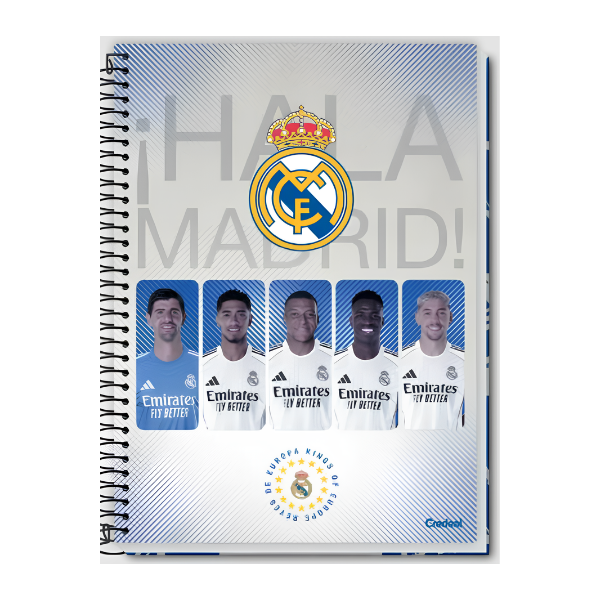 Caderno 10x1 Real Madrid Credeal - Imagem 9