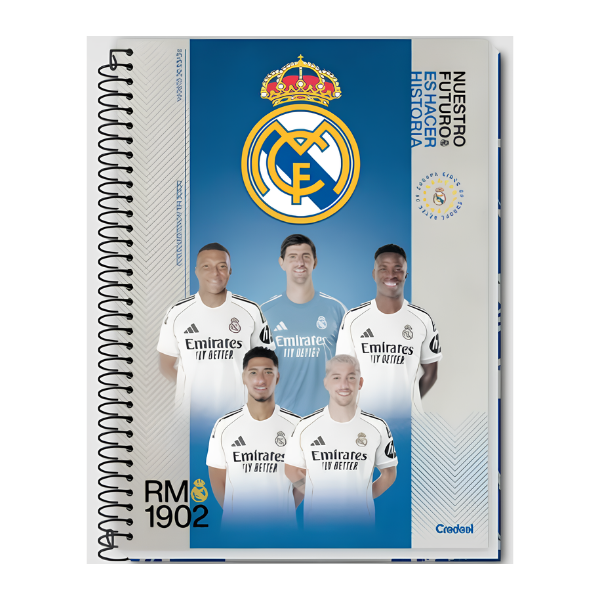 Caderno 10x1 Real Madrid Credeal - Imagem 6