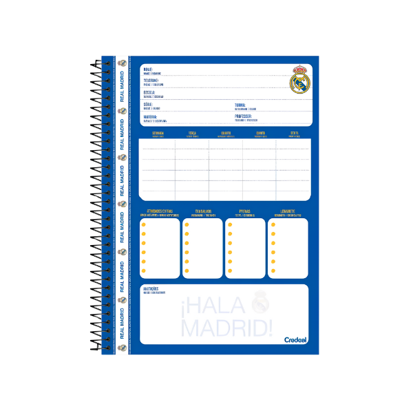 Caderno 10x1 Real Madrid Credeal - Imagem 3