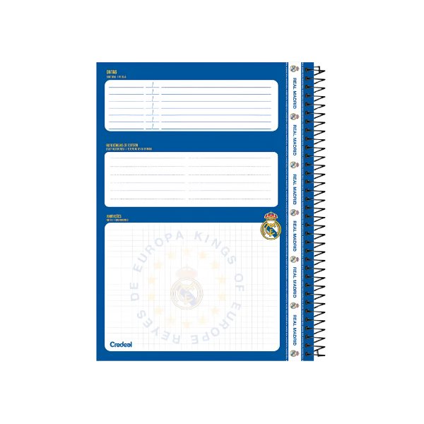 Caderno 10x1 Real Madrid Credeal - Imagem 5