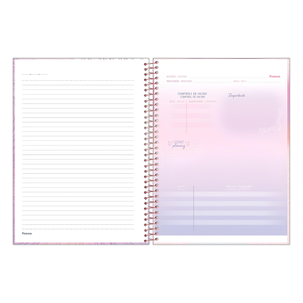 Caderno 10x1 Blush Foroni (Capa Sortida) - Imagem 7