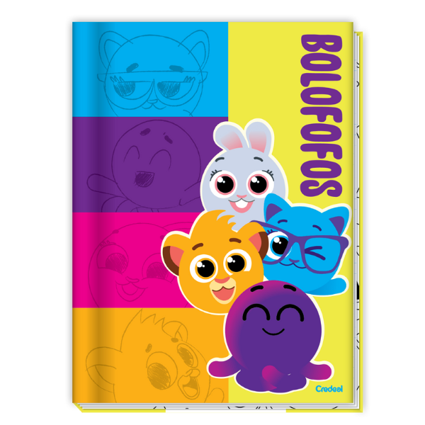 Caderno Brochurão Bolofofos Credeal - Imagem 5