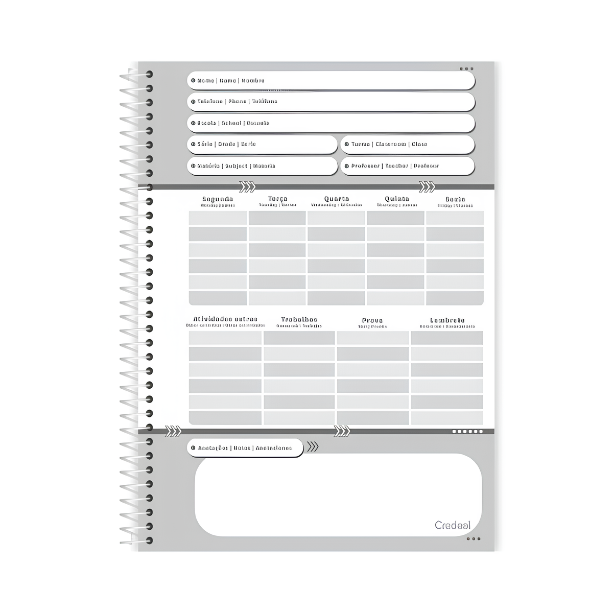 Caderno 1x1 Be Capy Credeal - Imagem 8