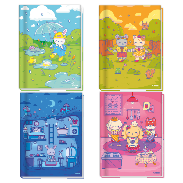Caderno Brochurão Tiny Tails