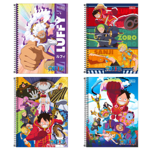 Caderno 10x1 One Piece Tili