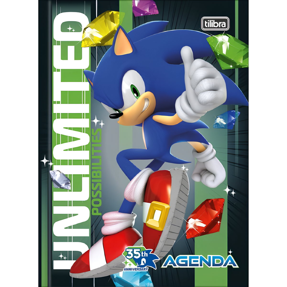 Agenda Escolar Permanente Costurada Sonic Tilibra - Imagem 4