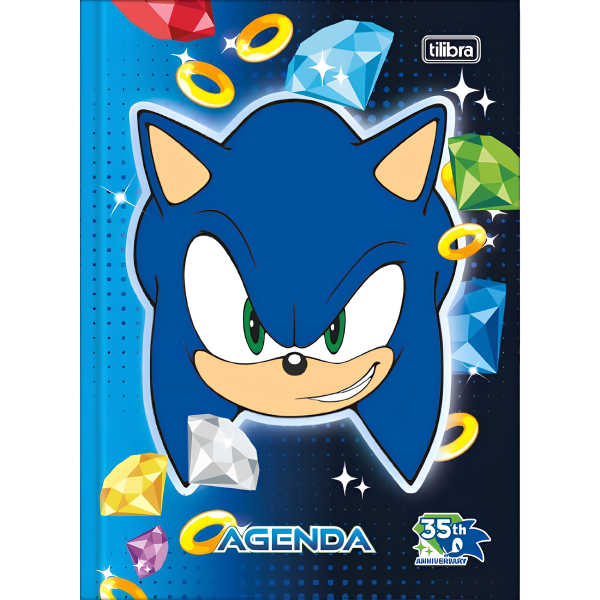 Agenda Escolar Permanente Costurada Sonic Tilibra - Imagem 7
