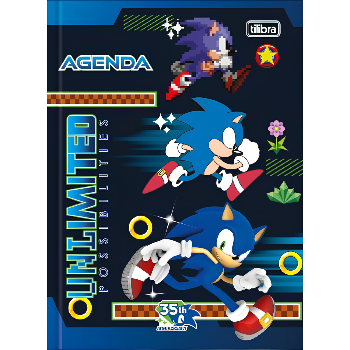 Agenda Escolar Permanente Costurada Sonic Tilibra - Imagem 5