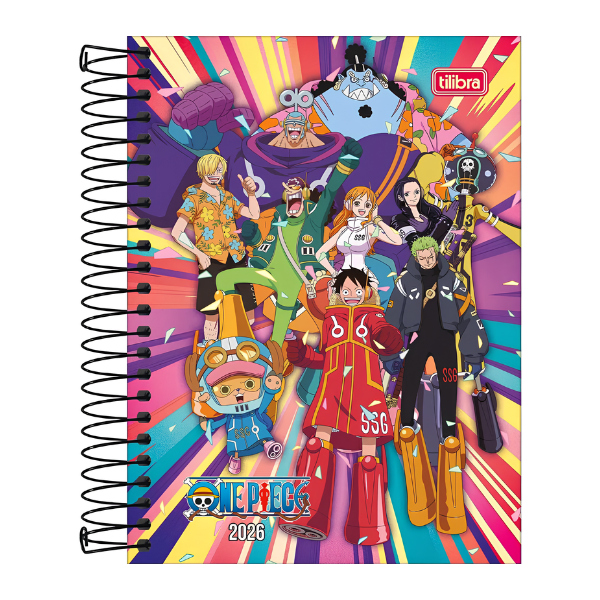 Agenda Escolar 2026 One Piece Tilibra - Imagem 2