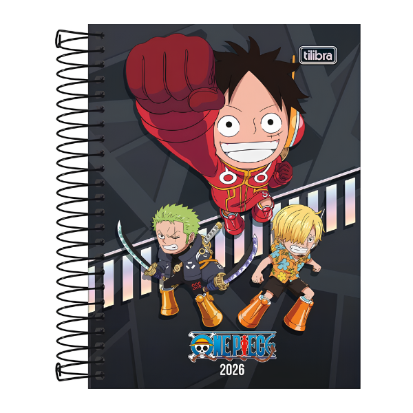 Agenda Escolar 2026 One Piece Tilibra - Imagem 5