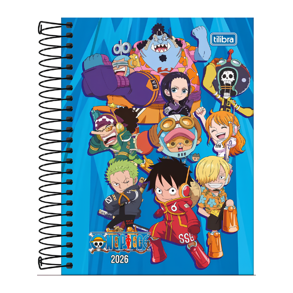 Agenda Escolar 2026 One Piece Tilibra - Imagem 4