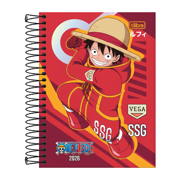 Agenda Escolar 2026 One Piece Tilibra - Imagem 3