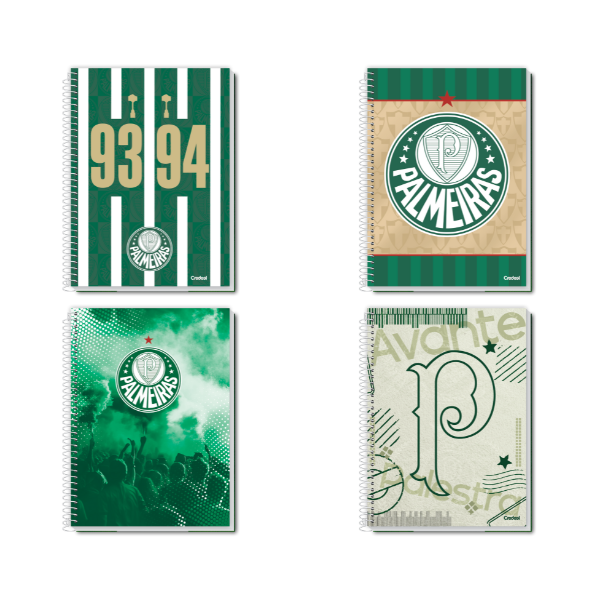 Caderno 1×1 Palmeiras Credeal
