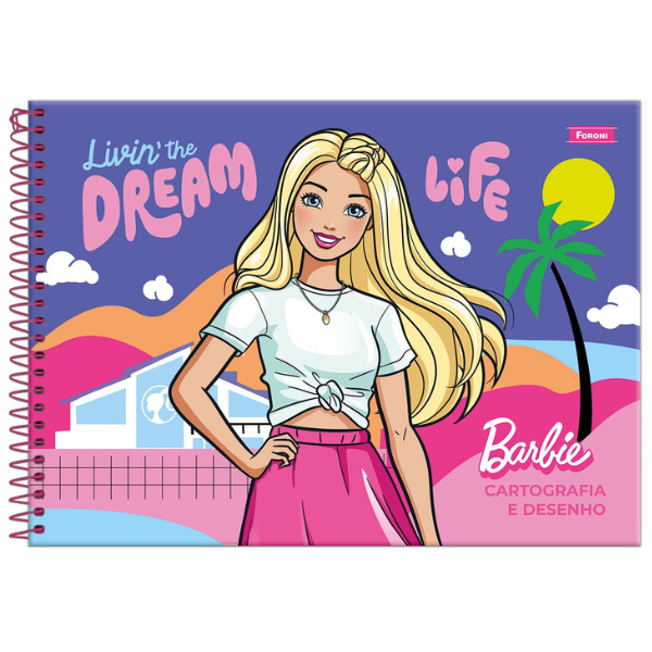 Caderno De Desenho Barbie Foroni - Imagem 4