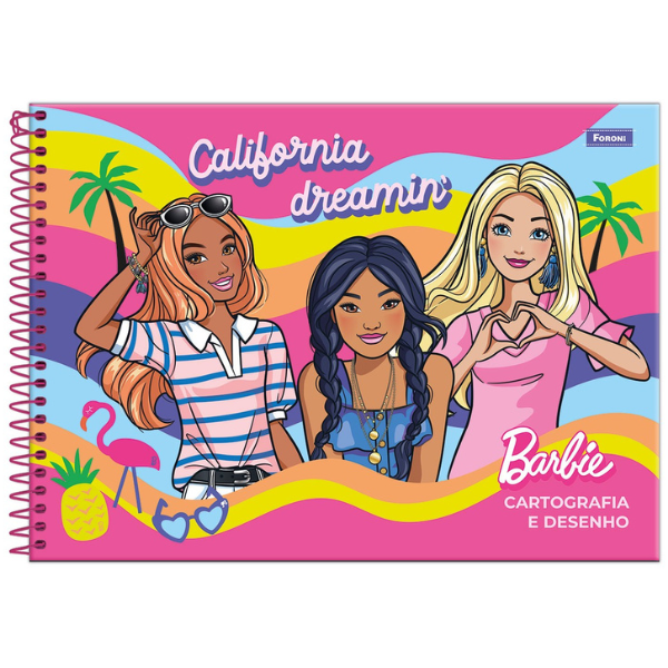 Caderno De Desenho Barbie Foroni - Imagem 5