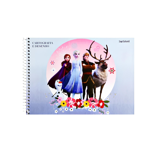 Caderno de Desenho Disney Frozen StarSchool - Imagem 3