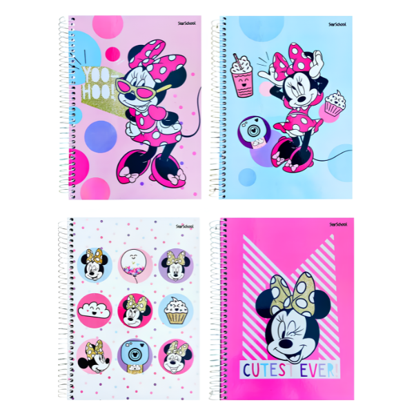 Caderno 10x1 Disney Minnie Mouse Jandaia