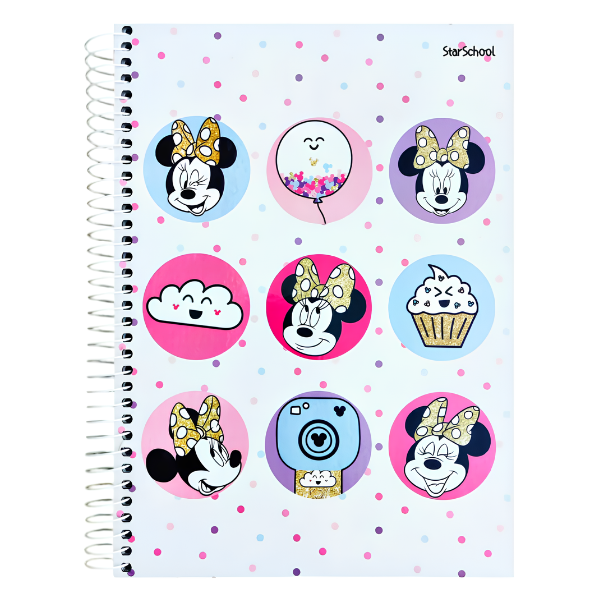 Caderno 10x1 Disney Minnie Mouse Jandaia - Imagem 5