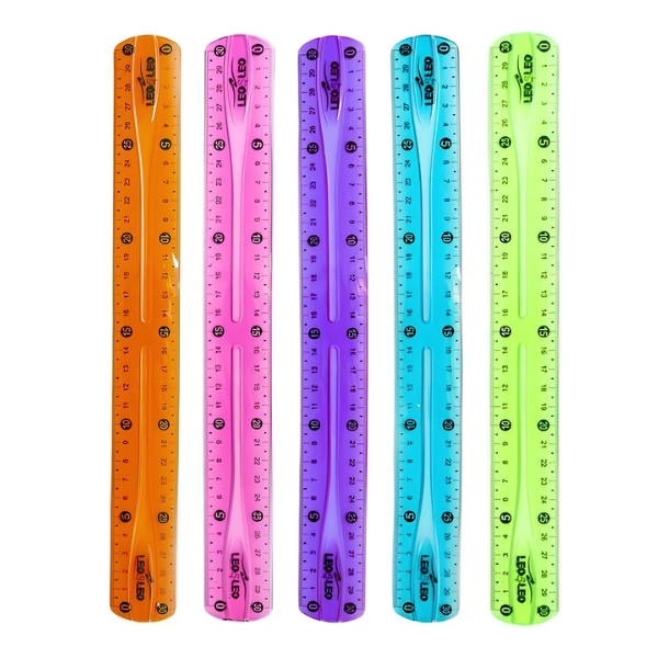 Régua 30cm Flexível Leo&Leo