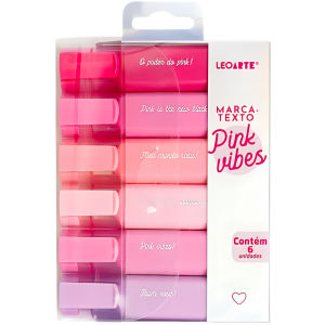 KIt Marca Textos Pink Vibes Leo&Leo
