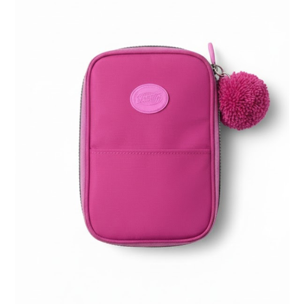 Estojo Escolar Nylon Case Com Bolso Daterra - Imagem 3