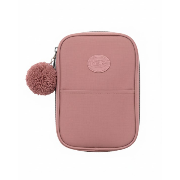 Estojo Escolar Nylon Case Com Bolso Daterra - Imagem 5