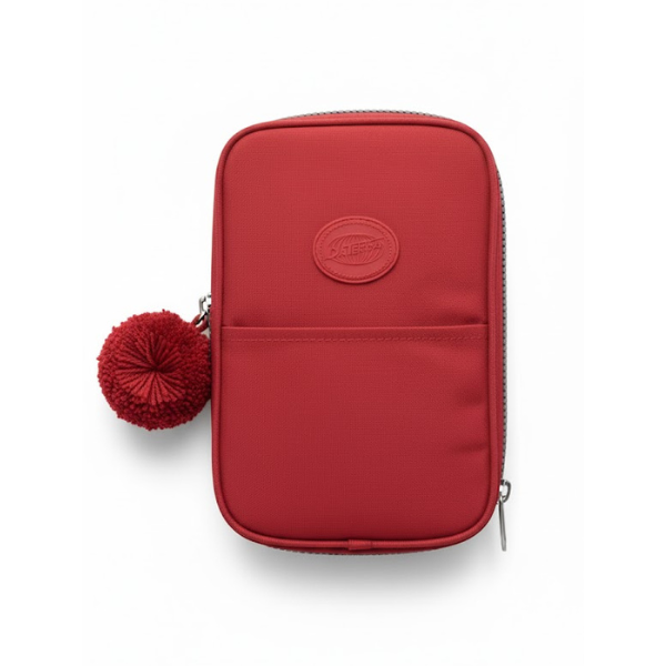 Estojo Escolar Nylon Case Com Bolso Daterra - Imagem 4