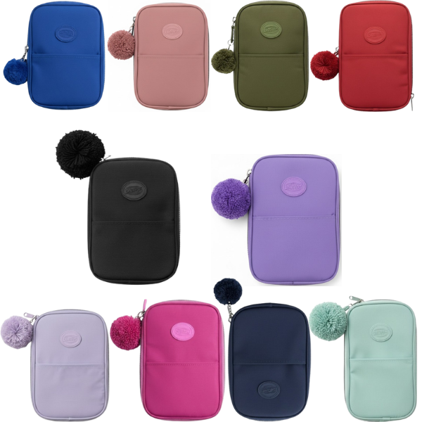 Estojo Escolar Nylon Case Com Bolso Daterra