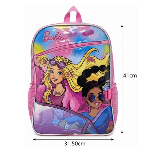 Mochila Infantil Barbie Luxcel - Imagem 5