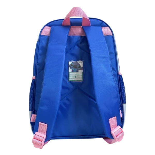 Mochila Juvenil Prata Refletivo Stitch Luxcel - Imagem 5
