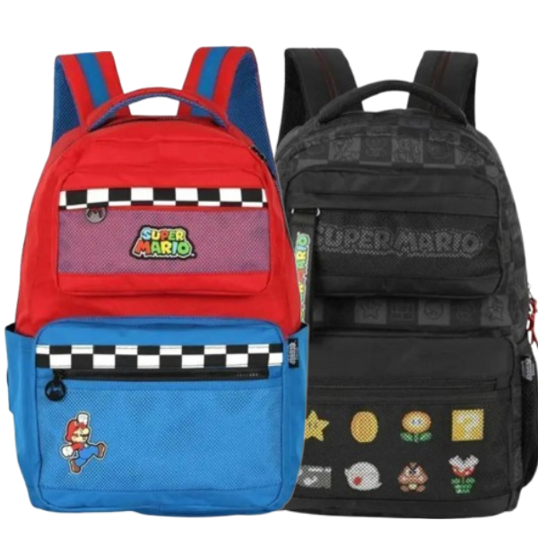 Mochila Juvenil Mario Bros