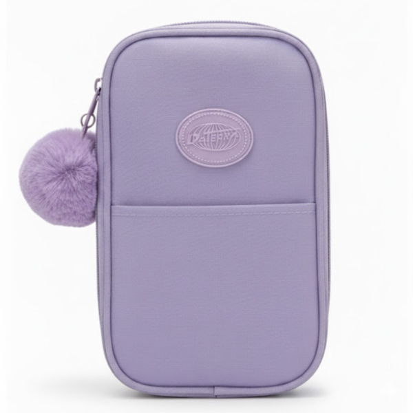 Estojo Escolar Nylon Case Duplo Médio DaTerra - Imagem 8