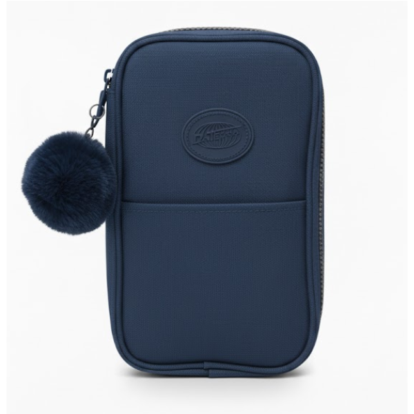 Estojo Escolar Nylon Case Duplo Médio DaTerra - Imagem 2