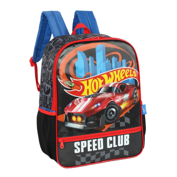 Mochila de Costas Infantil Hot Wheels Luxcel - Imagem 2