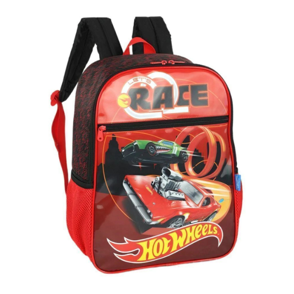 Mochila de Costas Infantil Hot Wheels Luxcel - Imagem 3