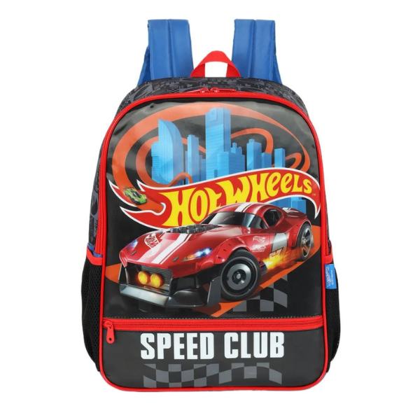 Mochila de Costas Infantil Hot Wheels Luxcel - Imagem 5