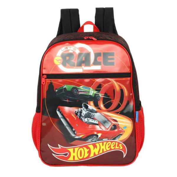 Mochila de Costas Infantil Hot Wheels Luxcel - Imagem 6