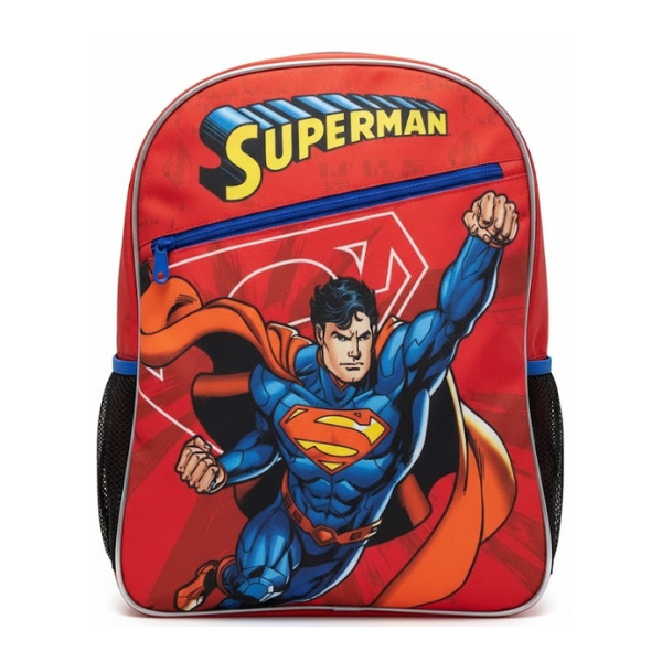Mochila de Costas Infantil Superman Luxcel - Imagem 6