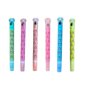 Marca Texto Com Glitter e Carimbo Lyke