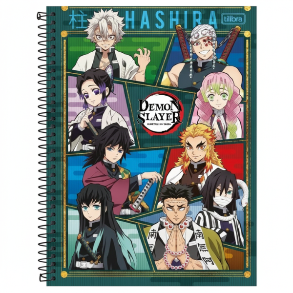 Caderno 10×1 Demon Slayer Tilibra - Imagem 7