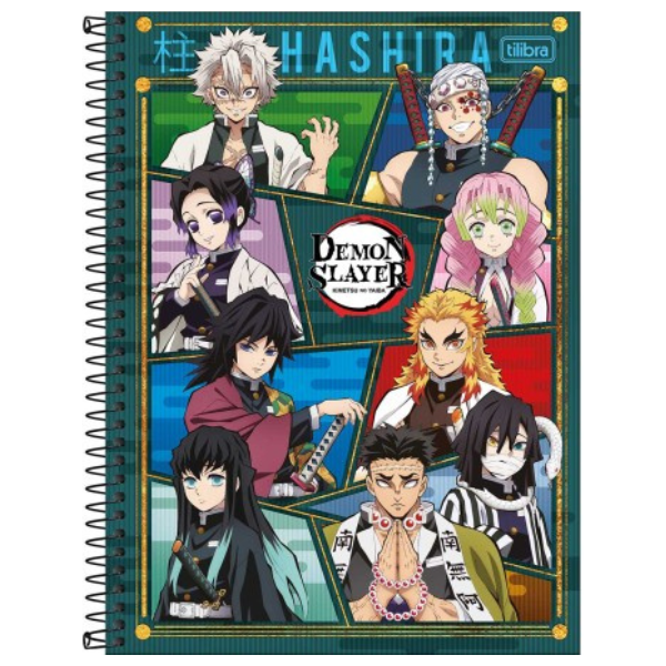 Caderno 10×1 Demon Slayer Tilibra - Imagem 4