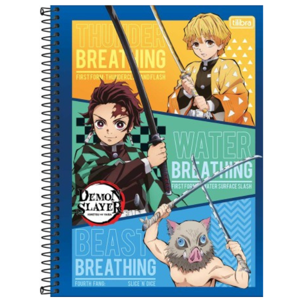 Caderno 10×1 Demon Slayer Tilibra - Imagem 5