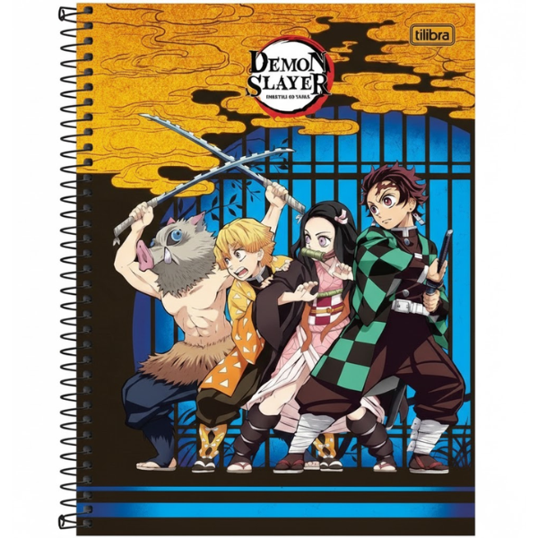 Caderno 10×1 Demon Slayer Tilibra - Imagem 3