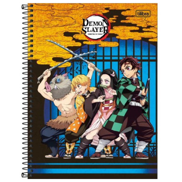 Caderno 10×1 Demon Slayer Tilibra - Imagem 2