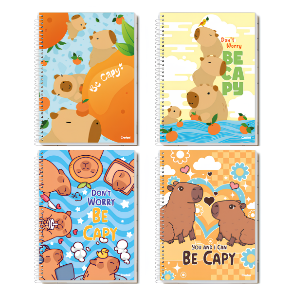 Caderno 1x1 Be Capy Credeal