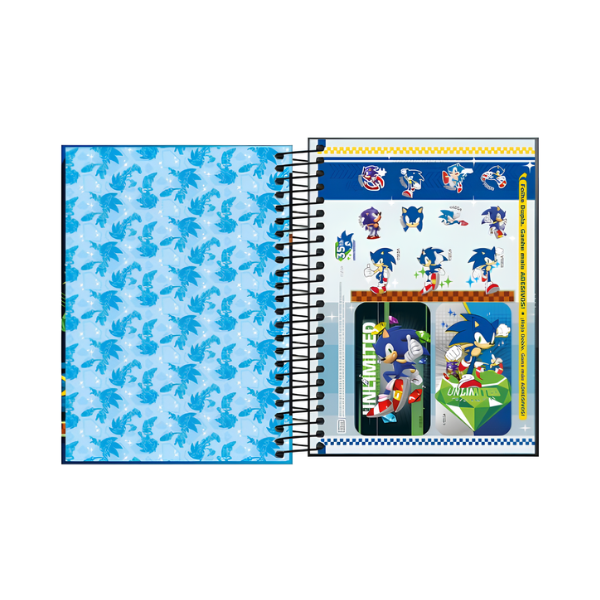 Agenda Escolar 2026 Sonic Tilibra - Imagem 6