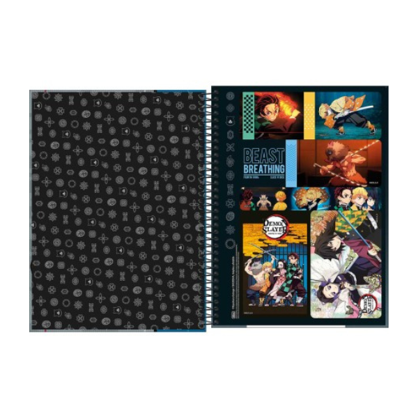 Caderno 10×1 Demon Slayer Tilibra - Imagem 6
