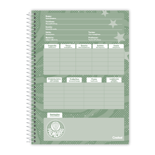 Caderno 1×1 Palmeiras Credeal - Imagem 8