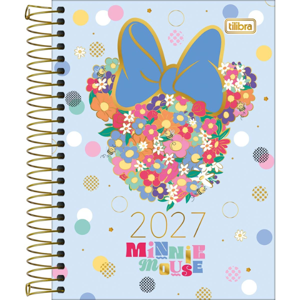 Agenda Escolar 2027 Disney Minnie Mouse Tilibra 354664 - Imagem 3