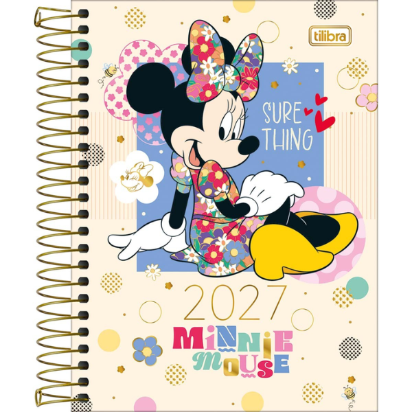Agenda Escolar 2027 Disney Minnie Mouse Tilibra 354664 - Imagem 4